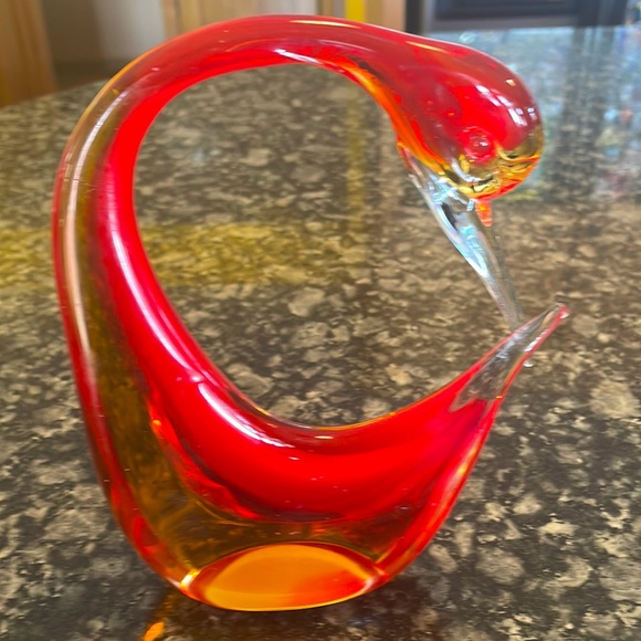 Rare Vintage glass swan - Picture 2 of 6
